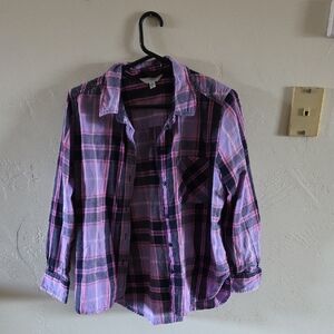 Purple and Pink Flannel
